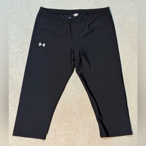 Under Armour UA Women's Black Cropped Leggings XL Extra Large